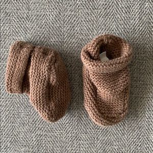 Knit booties